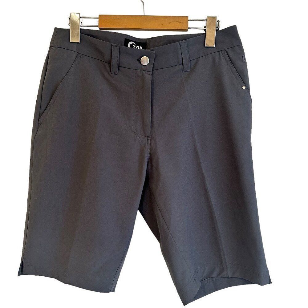 Zyia Active Women's Grey Clubhouse Golf Shorts